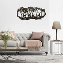 Metal Iron Forst Deer Silhouette Art Pendant Craft Garden Home Wall Decor Newly