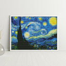 Van Gogh Sky Full Cross Stitch 11CT Counted DIY Embroidery Home Decoration Gifts