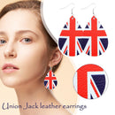 Union Jack Earrings Funky Earring British Flag Drop Earrings Q1 Jubilee N7U6