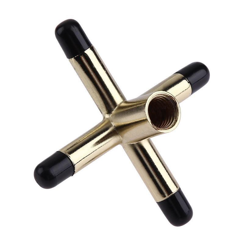 Metal Bridge Head Billiards Snooker Pool Cue Rest Stick Frame Rack(Cross)