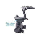 Folding Tilt Tripod Head For Camera Slider Plate NICE Release N8Z6 Quick K7H6
