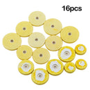 16pcs/Set Flute Clarinet Key Pads Musical Exchange Faux Leather Cushion