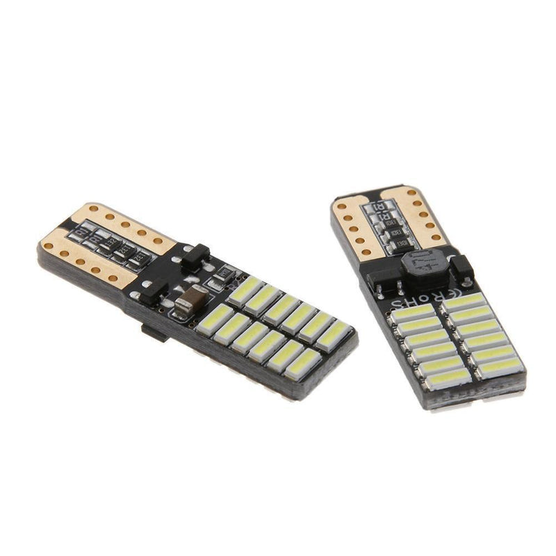 VODOOL 2ST Car Light T10 Led 4014 24 SMD LED Car Wide Lightweight Numbershi