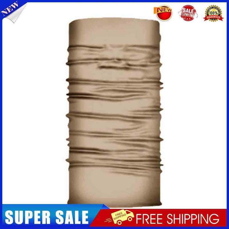 Cycling Camping Tube Scarf Outdoor Gaiter Bandana Headband (Cement Grey)