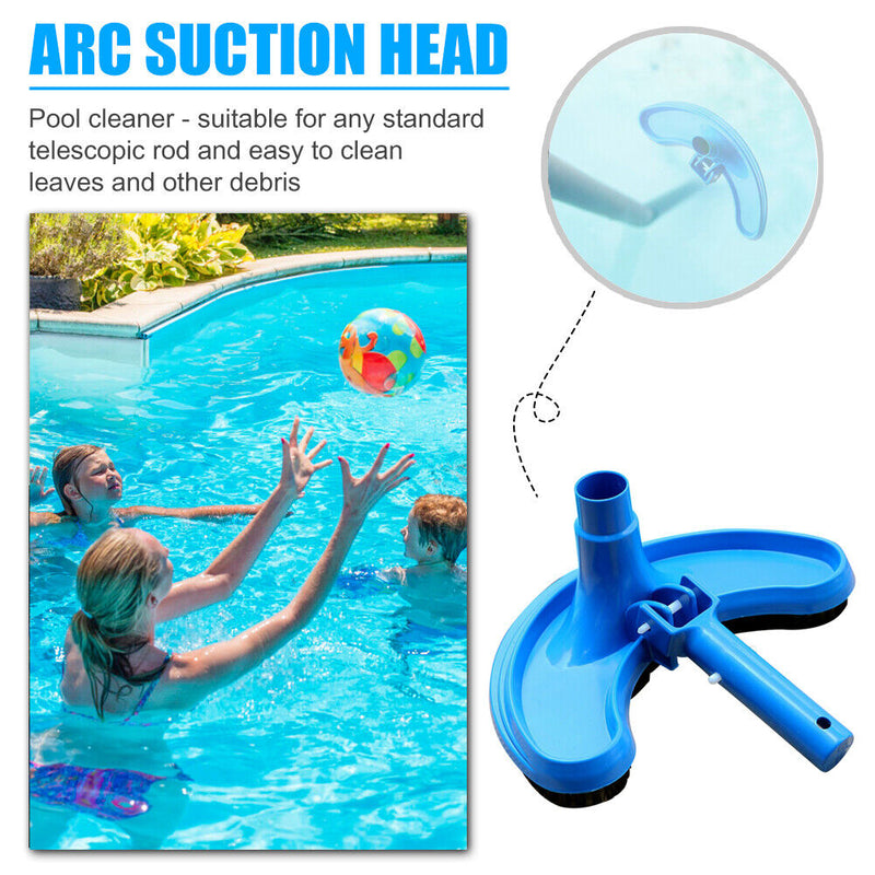 Hot Tub Pond SPA Vacuum Curved Suction Head Swimming Pool Debris Cleaning T
