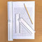Portable Folding Geometric Drawing Ruler Math Measuring Tool for School Office