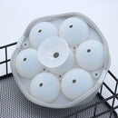 #A 7 Cavity Ice Molds Silicone Cocktail Whiskey Ice Cube Ball Maker Tray with Li