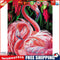 5D Diamond Painting Kit Flamingo Partial Special Shape Drill DIY Animal Art