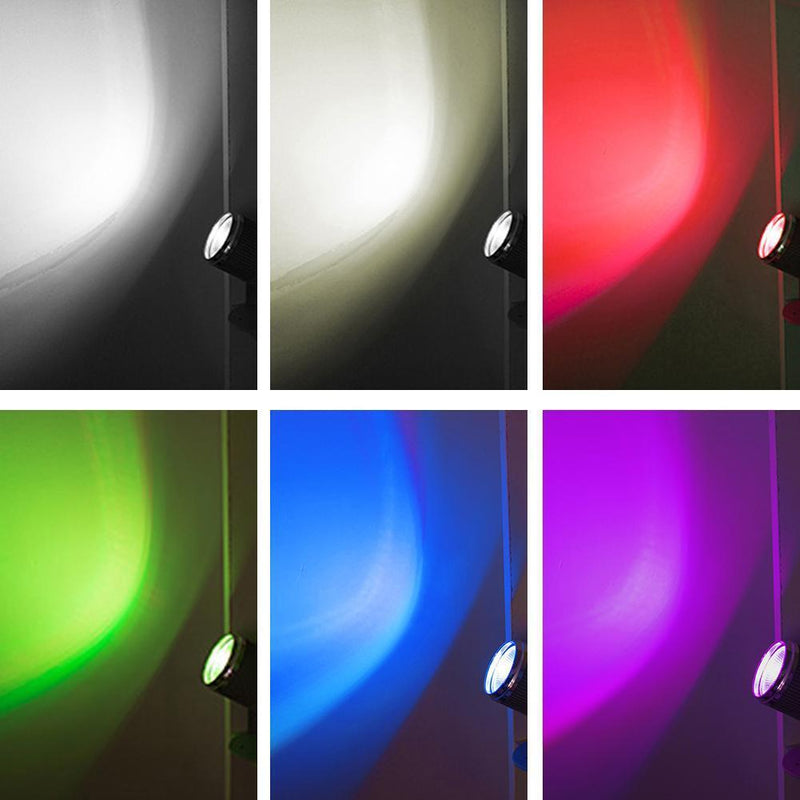 5pcs LED Lamp Disco Bar KTV Club Party Spot Stage Spotlight (White)