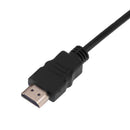 HDMI-compatible Male to VGA Male Transfer Wire HDTV Converter Adapter Aux Cable(