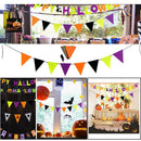 Halloween Felt Fabric Colorful Pennant Flag Bunting Party Banners Bar Decor