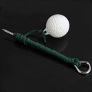 1PC Sport Plastic Practice Golf Ball Putting Green Training Ball with Steel Rope G