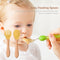 Baby Wooden Silicone Feeding Spoon Toddlers BPA-free Tableware (28) Newly