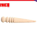 Man Round Wood Trim Slicker Multi Size Polishing Steel for Leather V1NF