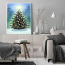 Christmas Frameless Picture Oil Paint By Numbers Hand Painted Picture for Hom