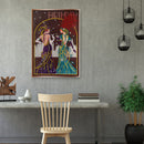 5D DIY Part Special Shaped Drill Diamond Painting Lady Kit Drawing (Y089) Newly