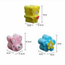 3X Sandwich Crust Cutter Cookie Bread Cake Toast Mold Rabbit Bear Flower Q4B0