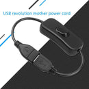 USB ON OFF Switch Cable USB 2.0 Male to Female Extension Extender Cable