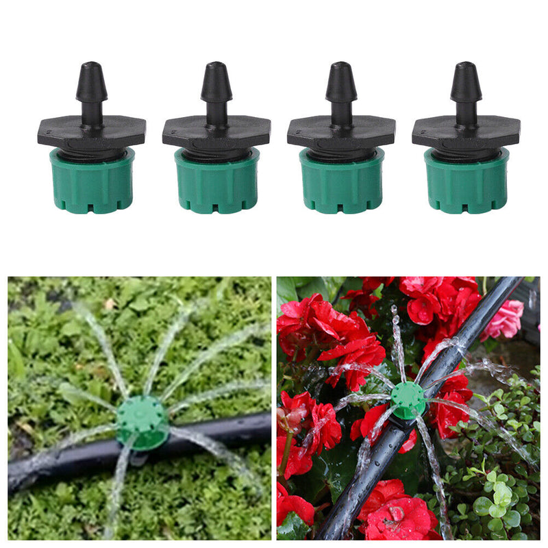100pcs Spray Nozzle Water Dropper Garden Anti Drip Mist Irrigation Sprinkler