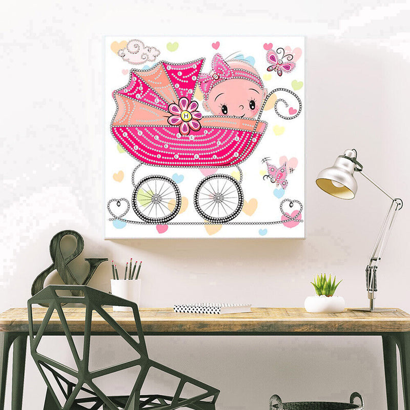 Part Drill Special Shaped DIY Cartoon Baby Diamond Painting Craft (YX322)
