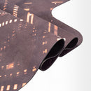 #A PU+Rubber Yoga Mat Bags Double Layer Non-Slip Yoga Exercise Pad with Position