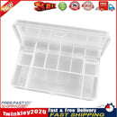 11 Compartments Fishing Box Double Layer Lure Hook Storage Case (Clear) Newly