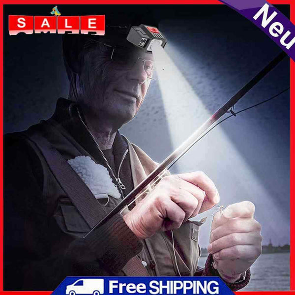 Mini LED Headlights Headlights USB Rechargeable Portable Fishing Front Lam