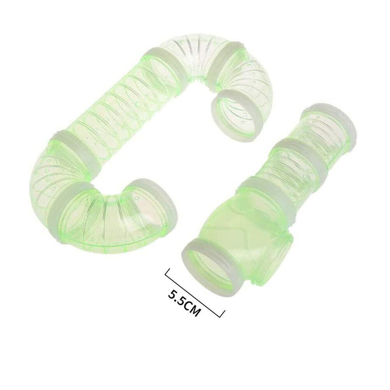 8pcs DIY Assembly Pipe Set Small Pet Hamster Sport Pipeline Training Tunnel Tool