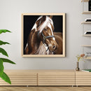 5D DIY Diamond Painting Horse Full Round Drill Mosaic Art Picture of Rhinestone