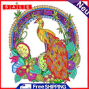 Mosaic Part Drill Special Shaped DIY Flower Peafowl Picture 5D Diamond Painting