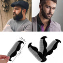 static Men Beauty Beard Comb Hairdressing Styling Hair Mustaches Brush Massage