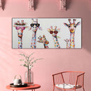 Giraffes Oil Paint By Numbers Kits DIY Handpainted on Canvas Wall Art Picture