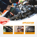 120pcs Universal Car Bumper Retainer+Screwdriver Auto Door Trim Panel Clip Set
