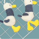 Net Decoration Cartoon Cheering Duck Plush Keyring Keychain Pendent Psyduck