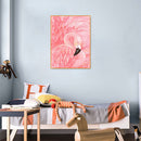 Diamond Painting Pink Bird Full Round Drill Handmade Gift Home Art Decor