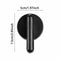 Indicator Buckle Public Toilet Partition Black Door Lock Indicator Lock Handle