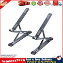 Foldable Laptop Stand Notebook Cooling Bracket Double-layer Lift (Grey) Newly