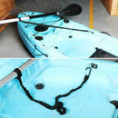 Kayak Canoe Paddle Rod Leash Safety Rope Carabiner n Boats Rowing Fast n G4Z8