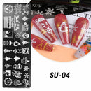 Letters Nail Art Stamp Stencils Nail Templates Flowers Stamping Plates Abstract