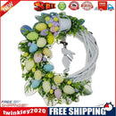 Easter Rabbit Wreath Door Acrylic Bunny Garland Home Decoration (D)