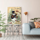 Christmas Snowman Oil Paint by Numbers DIY Hand Painted Acrylic Picture Decor