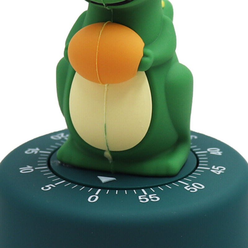 Cartoon Animal Shaped Mechanical Timer 60-Minute Time Manager (Dinosaur)