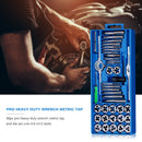 40pcs Tap Die Set Hand Tapping Kit Screw Circular Dies Thread Wrench Set