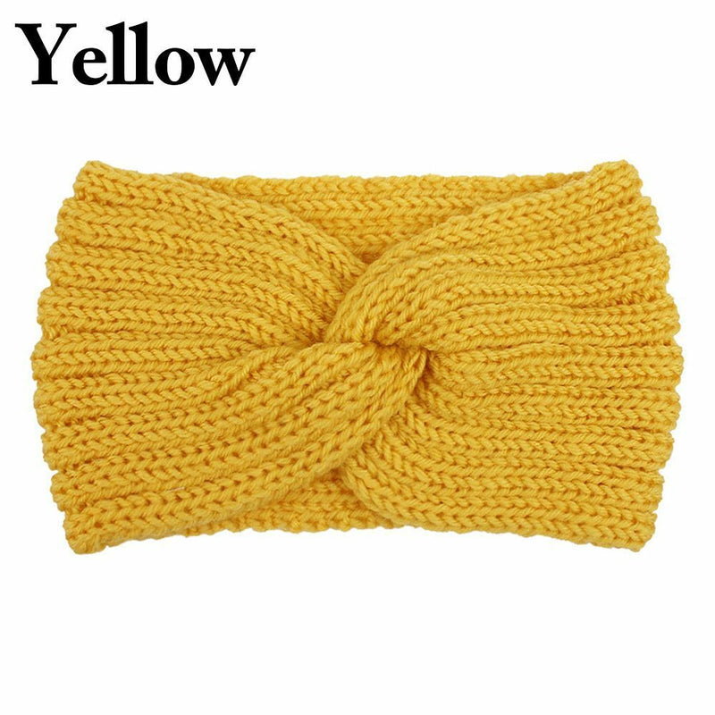 Wrap Hair Accessories Cross Knot Hairband Ear Warmer Headband Knitted Headband