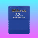 V1.966 Free McBoot 32MB Memory Cards for PS2 Game Console Card (Blue) Newly