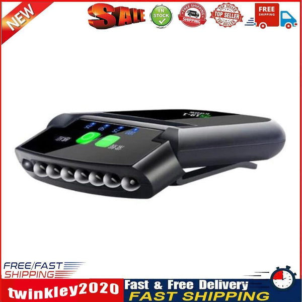 LED Headlamp Waterproof Sensor Camping Fishing Clip Cap Headlight (Black) Newly