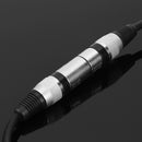 5.9ft DMX Stage DJ Cable  XLR 3Pin Male to Female Connector Wire (Black) Newly