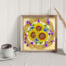 Diamond Painting Partial Special Drill sunflower Picture of Rhinestone Newly