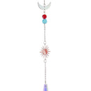 #A Wind Chime Crystal Light Catcher Hanging Moon Ornaments Art Curtain Window De