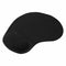 ANTI-SLIP BLACK MOUSE MAT PAD WITH FOAM WRIST SUPPORT REST N3F5 S6E6 & PC W4V8